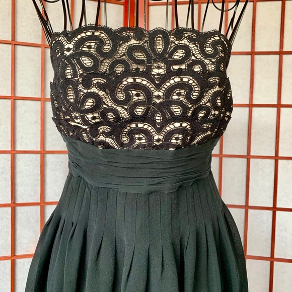 Jones NY Strapless Lace Bodice Cocktail Midi - Picture 4 of 6
